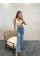 6373 DENİM SLIM PALAZZO FIT-MAVİ 6373 DENİM SLIM PALAZZO FIT-MAVİ