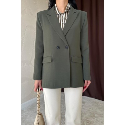 Haki Blazer Ceket Haki Blazer Ceket