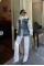 İçi Kürklü Deri Garnili Denim Görünümlü Ceket 6116 İçi Kürklü Deri Garnili Denim Görünümlü Ceket 6116