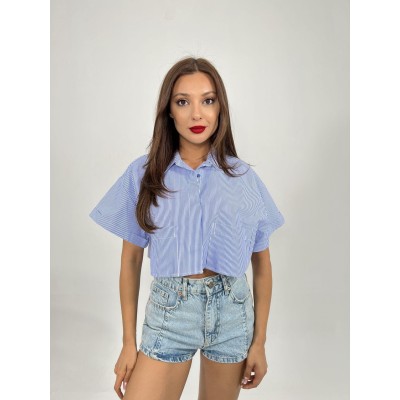6882 BLUZ-MAVİ BEYAZ ÇİZGİLİ 6882 BLUZ-MAVİ BEYAZ ÇİZGİLİ