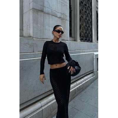 Macey Kroşe Crop Takım 9882 Macey Kroşe Crop Takım 9882