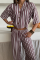 ÇİZGİLİ CROP GÖMLEK - SALAŞ PANTOLON TAKIM MODAL - Bordo ÇİZGİLİ CROP GÖMLEK - SALAŞ PANTOLON TAKIM MODAL - Bordo