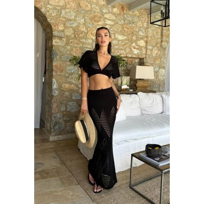 Lindsey Kroşe Crop Takım 9847 Lindsey Kroşe Crop Takım 9847