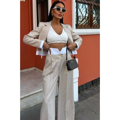 Audrey Crop Ceket Takım 10106 Audrey Crop Ceket Takım 10106