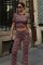 Brenda Desenli Crop Takım 9019-08 Brenda Desenli Crop Takım 9019-08
