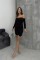 Towel Büzgülü Mini Buzzy Elbise 2655-8 Towel Büzgülü Mini Buzzy Elbise 2655-8