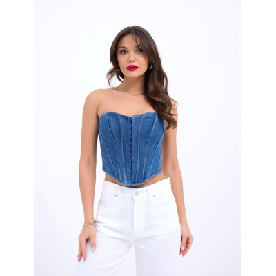 6241 KOT BLUZ-MAVİ 6241 KOT BLUZ-MAVİ