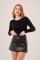 Ters Dikişli Basic Siyah Body Bluz Ters Dikişli Basic Siyah Body Bluz