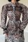 Leopar Pilise Detaylı Lastikli Elbise Leopar Pilise Detaylı Lastikli Elbise