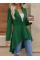 Kadın Uzun Kollu Yakalı önden Düğmeli Uzun Atlas Blazer Ceket Kadın Uzun Kollu Yakalı önden Düğmeli Uzun Atlas Blazer Ceket