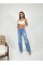 6796 DENİM LOW WAİST BOO-MAVİ 6796 DENİM LOW WAİST BOO-MAVİ
