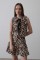 Fiyonk Detaylı Bluz - Leopar Fiyonk Detaylı Bluz - Leopar