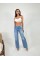 6796 DENİM LOW WAİST BOO-MAVİ 6796 DENİM LOW WAİST BOO-MAVİ