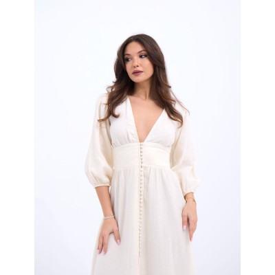 7096 ELBİSE-KREM 7096 ELBİSE-KREM