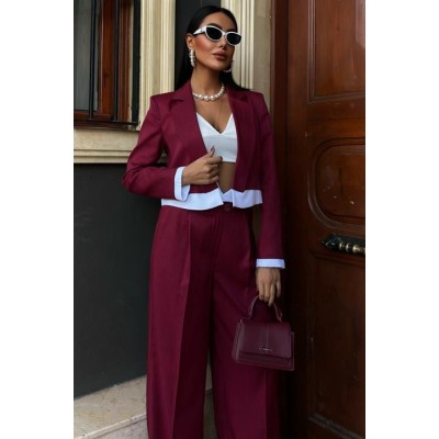 Audrey Crop Ceket Takım 10106 Audrey Crop Ceket Takım 10106