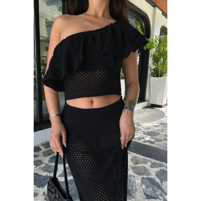 Nadia Fırfır Detaylı KroşeTakım 9866 Nadia Fırfır Detaylı KroşeTakım 9866