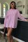 Çizgili Pembe Poplin Gömlek 3451 Çizgili Pembe Poplin Gömlek 3451