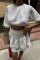 Crop Bluz Ve Kat Kat Etekli Takım 10207 Crop Bluz Ve Kat Kat Etekli Takım 10207