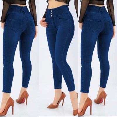 Yüksek Bel Likralı Jean Pantolon 90 Cm Yüksek Bel Likralı Jean Pantolon 90 Cm