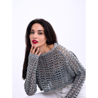 3958 TRİKO FİLE BOLERO-GRİ 3958 TRİKO FİLE BOLERO-GRİ