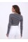 42211 TRİKO ÇİZGİLİ CROP-GRİ-SİYAH 42211 TRİKO ÇİZGİLİ CROP-GRİ-SİYAH