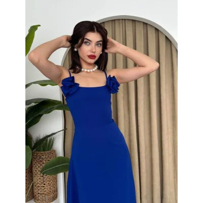 Matilda Gül İp Askılı Elbise Matilda Gül İp Askılı Elbise