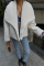 YÜN CROP KABAN - Krem YÜN CROP KABAN - Krem