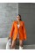 ELLO ETİKETLİ ÇENGELLİ İĞNE DETAYLI CEKET - Orange ELLO ETİKETLİ ÇENGELLİ İĞNE DETAYLI CEKET - Orange
