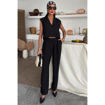 Zoe Crop Yelek Takım 9744-08 Zoe Crop Yelek Takım 9744-08