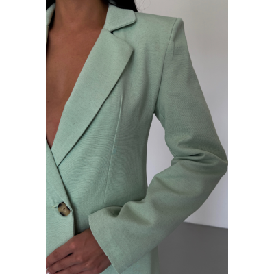 KETEN CEKET - PANTOLON TAKIM - Mint KETEN CEKET - PANTOLON TAKIM - Mint