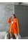 ELLO ETİKETLİ ÇENGELLİ İĞNE DETAYLI CEKET - Orange ELLO ETİKETLİ ÇENGELLİ İĞNE DETAYLI CEKET - Orange