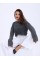 43191 TRİKO CROP KAZAK-SİYAH 43191 TRİKO CROP KAZAK-SİYAH