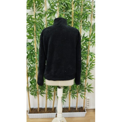Kadın Uzun Kollu önden Fermuarlı Cepli Peluş Sweat Kadın Uzun Kollu önden Fermuarlı Cepli Peluş Sweat