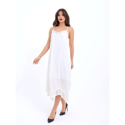 7108 ELBİSE-EKRU 7108 ELBİSE-EKRU