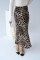 Midi Saten Etek - Leopar Midi Saten Etek - Leopar