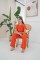 Oranj T-Shirt Ve Pantolon Takım Oranj T-Shirt Ve Pantolon Takım