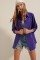3900 Oversize Uzun Basic Gömlek - Mor 3900 Oversize Uzun Basic Gömlek - Mor