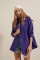 3900 Oversize Uzun Basic Gömlek - Mor 3900 Oversize Uzun Basic Gömlek - Mor