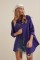 3900 Oversize Uzun Basic Gömlek - Mor 3900 Oversize Uzun Basic Gömlek - Mor