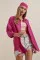 3900 Oversize Uzun Basic Gömlek - Koyu Pembe 3900 Oversize Uzun Basic Gömlek - Koyu Pembe