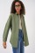3900 Oversize Uzun Basic Gömlek - A.Haki 3900 Oversize Uzun Basic Gömlek - A.Haki