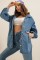 0662 Denim Balon Kollu Kot Ceket - Mavi 0662 Denim Balon Kollu Kot Ceket - Mavi