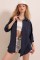 3900 Oversize Uzun Basic Gömlek - Lacivert 3900 Oversize Uzun Basic Gömlek - Lacivert