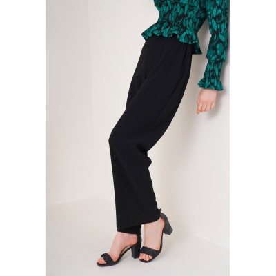 6543 Örme Pantolon - Siyah 6543 Örme Pantolon - Siyah