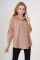 3900 Oversize Uzun Basic Gömlek - Camel 3900 Oversize Uzun Basic Gömlek - Camel