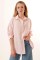 3900 Oversize Uzun Basic Gömlek - Pudra 3900 Oversize Uzun Basic Gömlek - Pudra