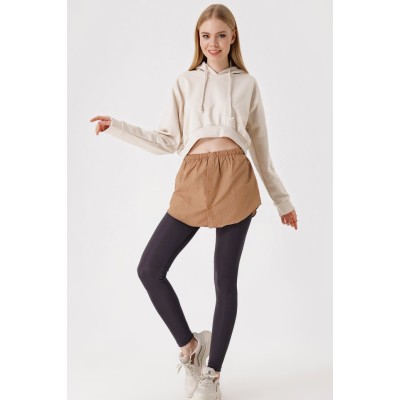 1888 Sweatshirt Ve Kazak Altı Gömlek Etek - Camel 1888 Sweatshirt Ve Kazak Altı Gömlek Etek - Camel