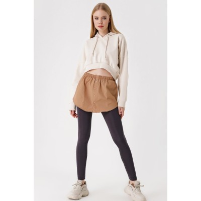 1888 Sweatshirt Ve Kazak Altı Gömlek Etek - Camel 1888 Sweatshirt Ve Kazak Altı Gömlek Etek - Camel