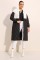 5185 Uzun Oversize Şişme Mont - Beyaz 5185 Uzun Oversize Şişme Mont - Beyaz
