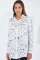 Siyah Beyaz Desenli Oversize Saten Gömlek 3985 Siyah Beyaz Desenli Oversize Saten Gömlek 3985